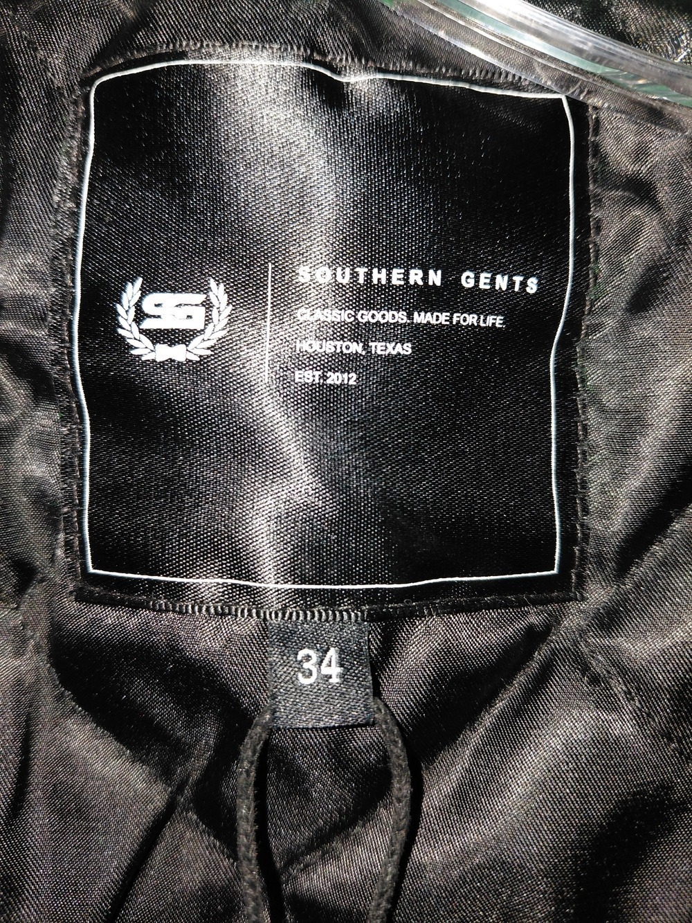 NWT Southern Gents Varsity Jacket Green White Wool Streetwear Size 34 - Picture 11 of 16